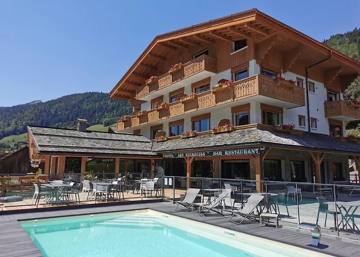 Hotel-Chalet Les Ecureuils Restaurant, Piscine, Jardin, Garage